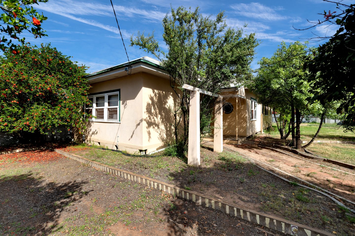 Residence and garden path