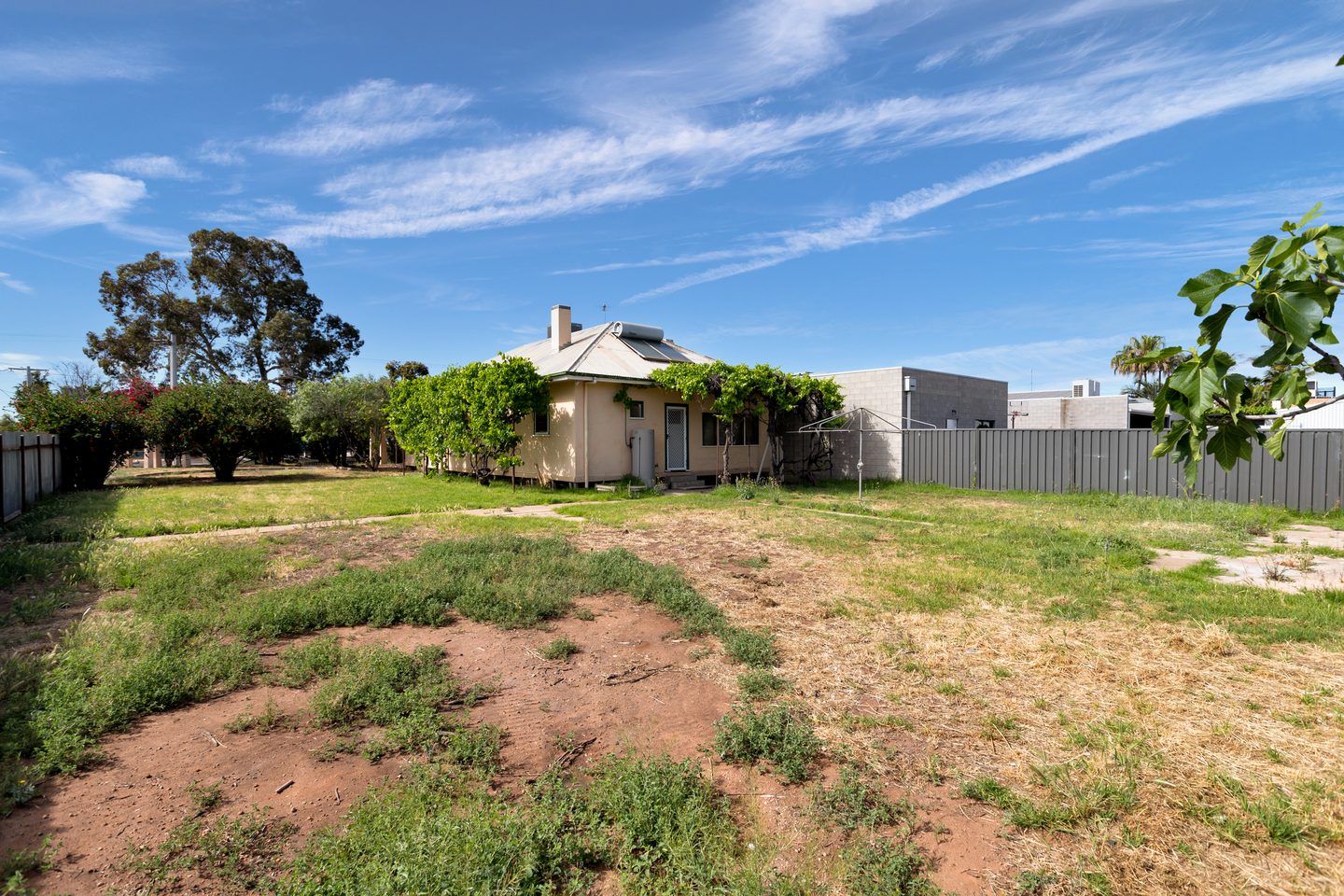 Rear garden looking back towards the residence
