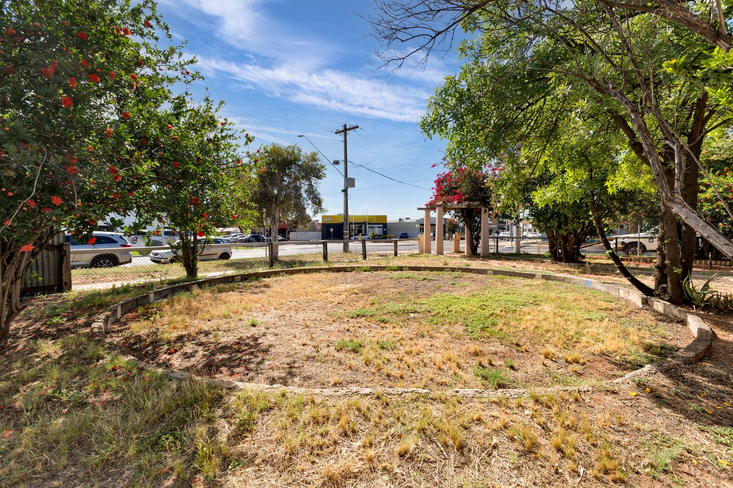 Front garden looking towards the street
